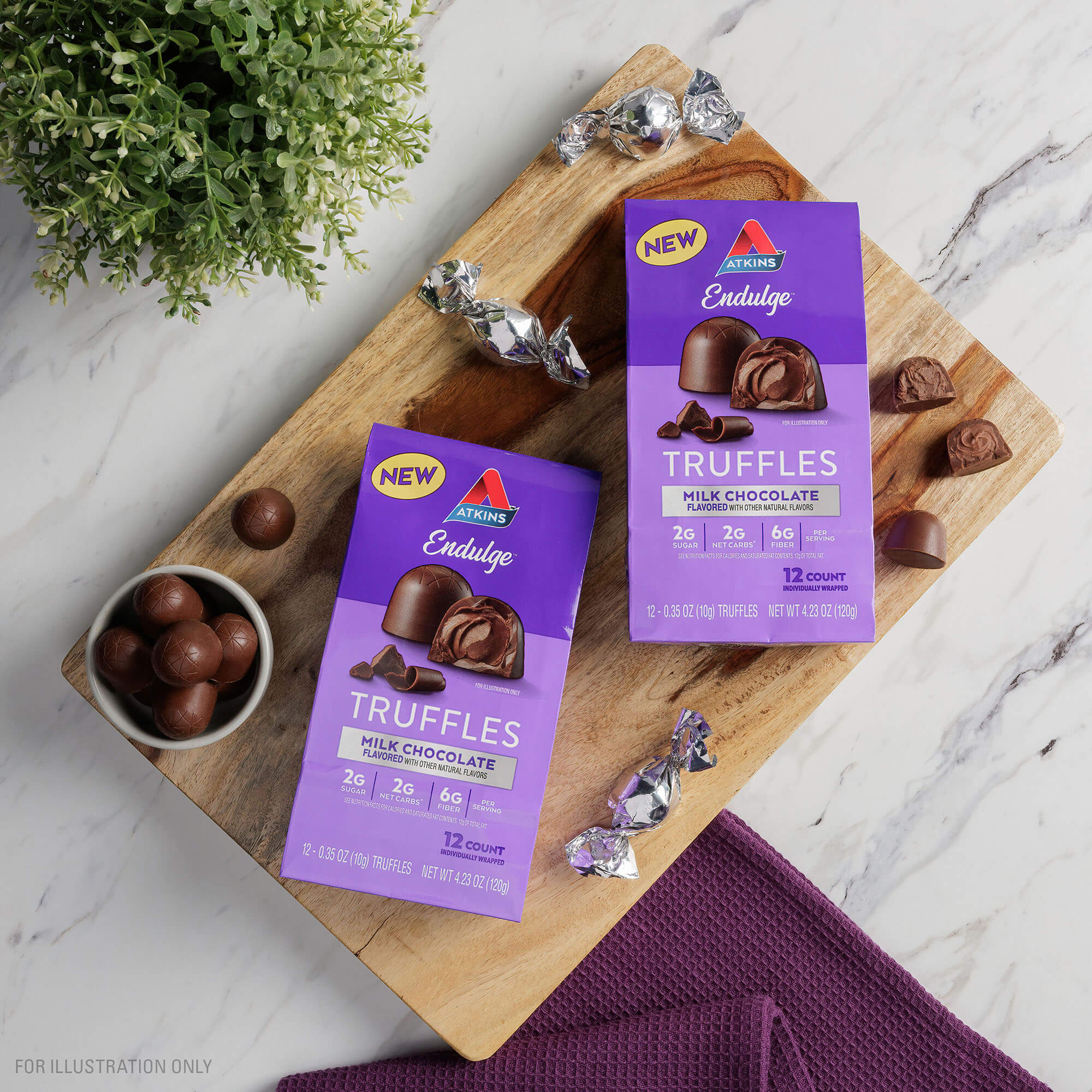 Endulge Milk Chocolate Truffles 12-ct. pouch - Image 5
