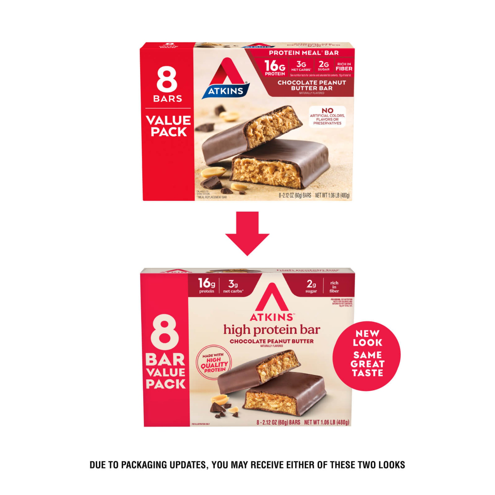 Chocolate Peanut Butter High Protein Bar Value Pack - Image 5